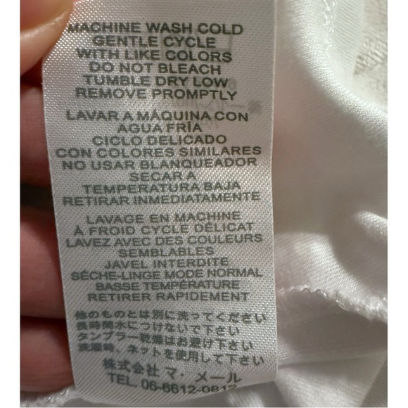 Kissy Kissy Baby Girl Cardigan Sweater 3-6M White Pink Rose Embroidered Pima - Picture 8 of 8